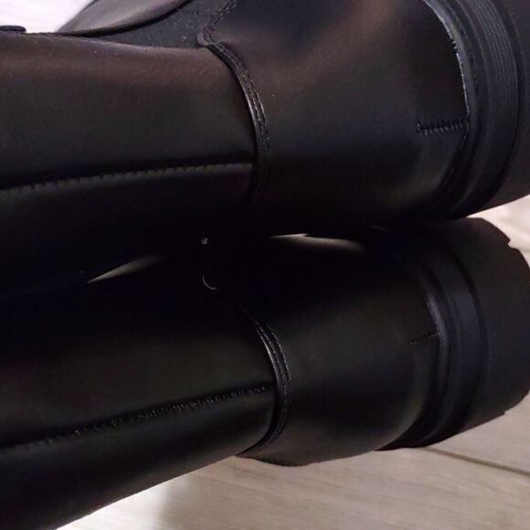 (C-2848) ZBY Womens Lug Sole Platform Ankle Boots Chelsea Sz 9.5 - Picture 9 of 9